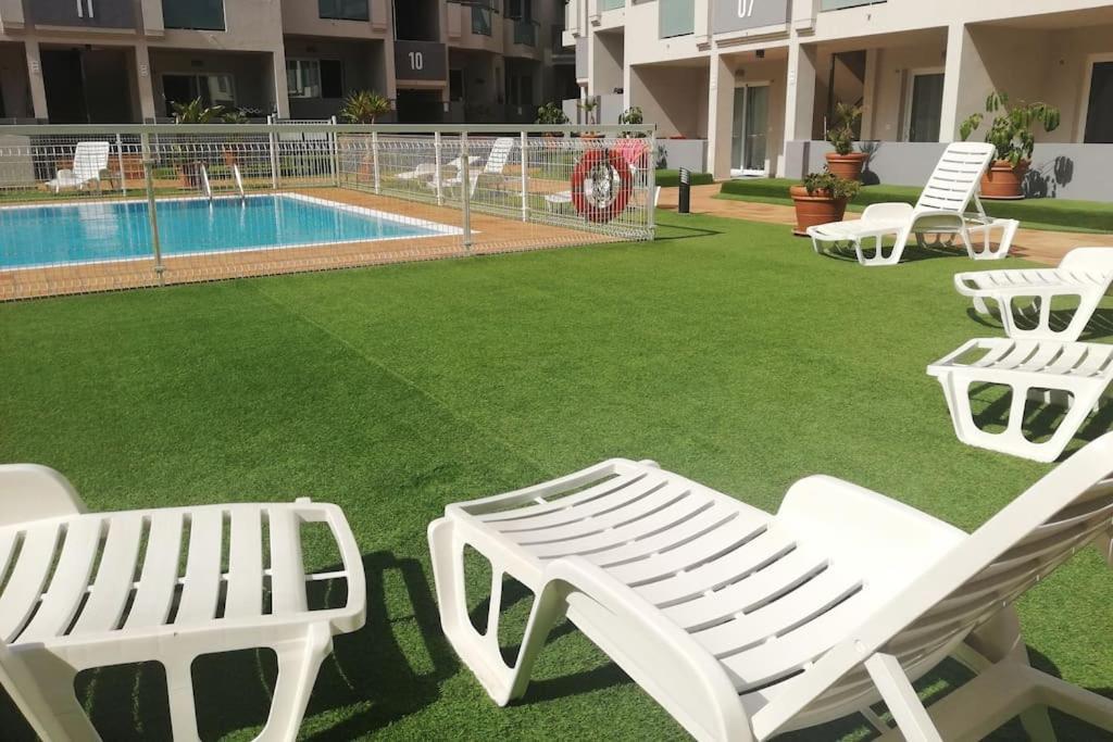 Blue Ocean Corralejo: Sunny Terrace, Pool, Wifi Apartment Екстериор снимка